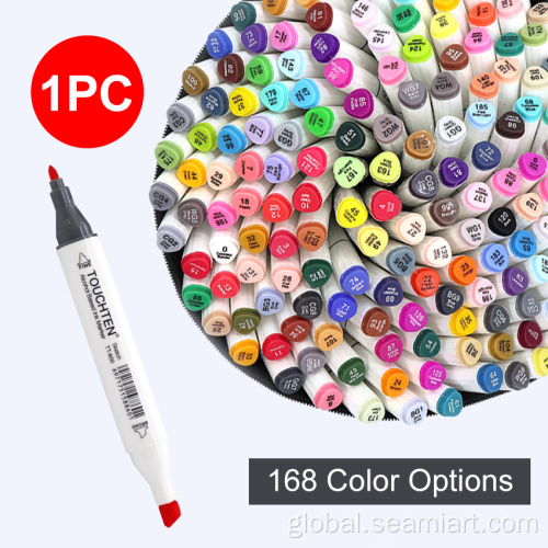 School Color Markers Pen color alcohol sketch marker twin markers pen Supplier